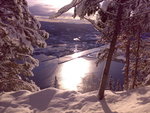 Vinter over dalen - midt p dagen 30.januar 2008.
