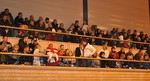 Fullt på tribunene