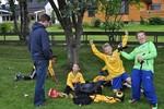 OIF-guttene til Rune Mo lader opp i parken