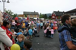 Torget p� Orkanger. Foto: Marit Mj�en